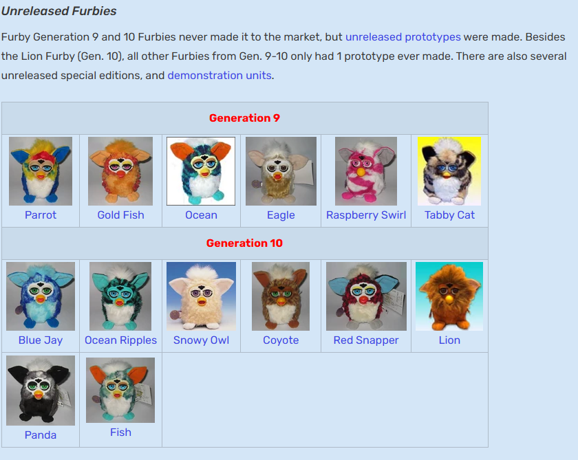 Furby Friends collection